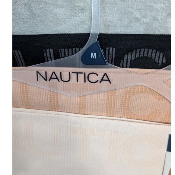 NAUTICA 3 Pack Womens M Logo Seamless Shaping Briefs Panties Black Beige Cream - Picture 3 of 9